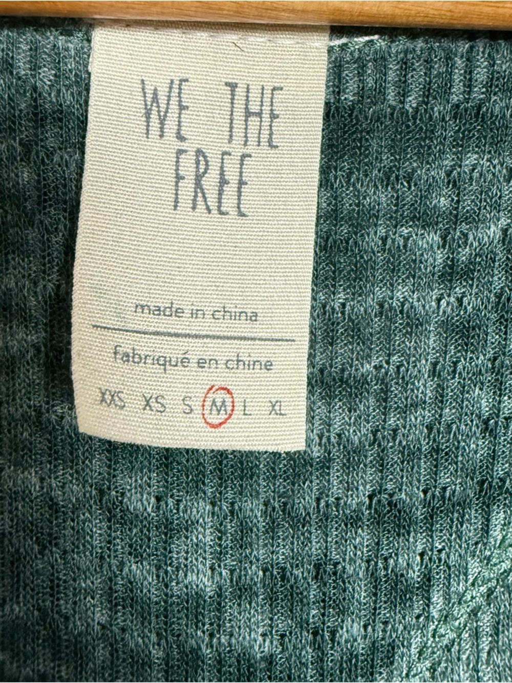 We The Free Heathered Sage Green Long Sleeve Henley Tunic - Picture 6 of 10